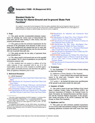 Standards PDF Cover Page