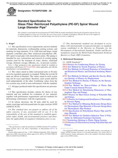 Standards PDF Cover Page