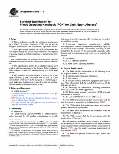 Standards PDF Cover Page