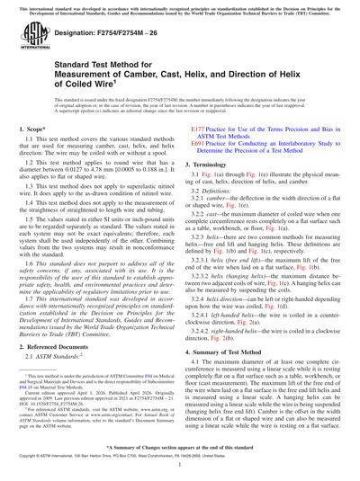 Standards PDF Cover Page