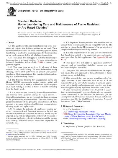 Standards PDF Cover Page