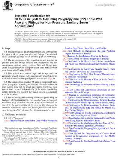 Standards PDF Cover Page