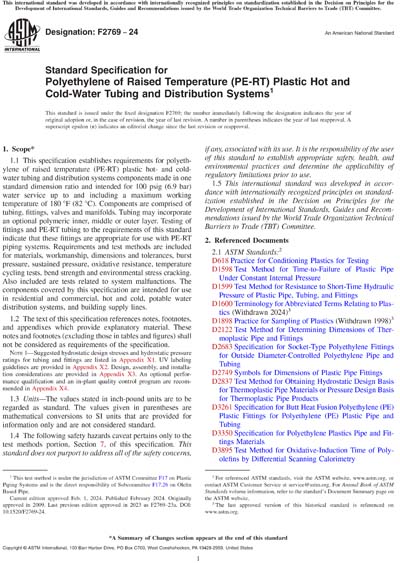Standards PDF Cover Page
