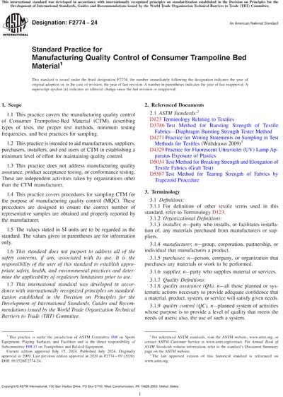 Standards PDF Cover Page