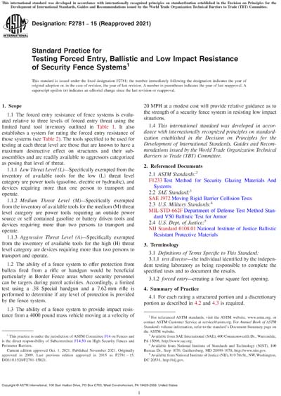 Standards PDF Cover Page