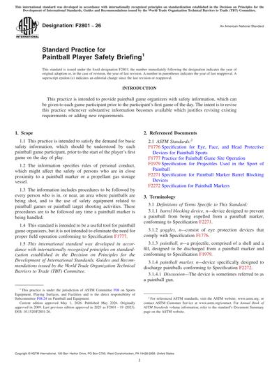Standards PDF Cover Page