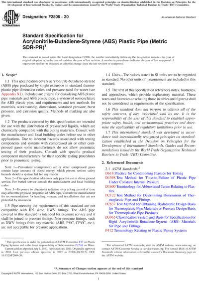 Standards PDF Cover Page