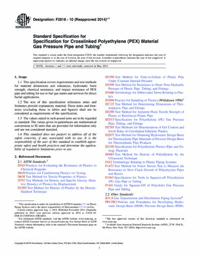 Standards PDF Cover Page