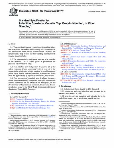Standards PDF Cover Page
