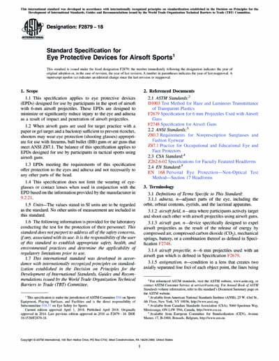 Standards PDF Cover Page