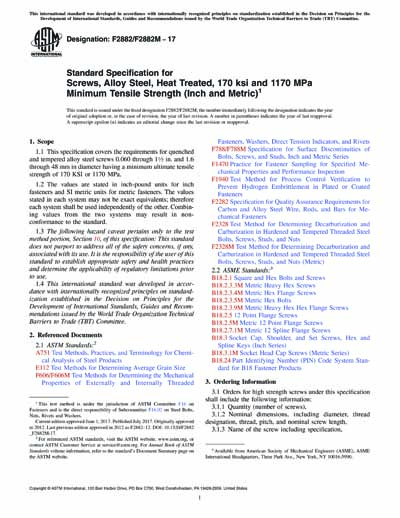 Standards PDF Cover Page