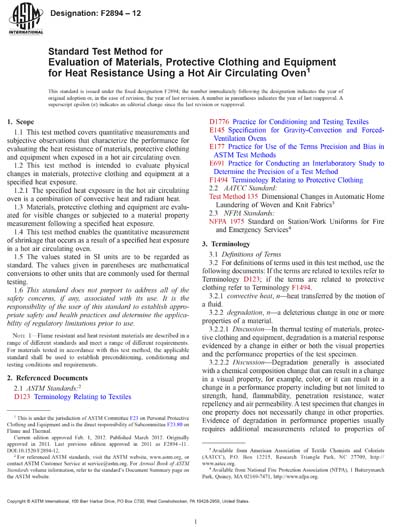 Standards PDF Cover Page