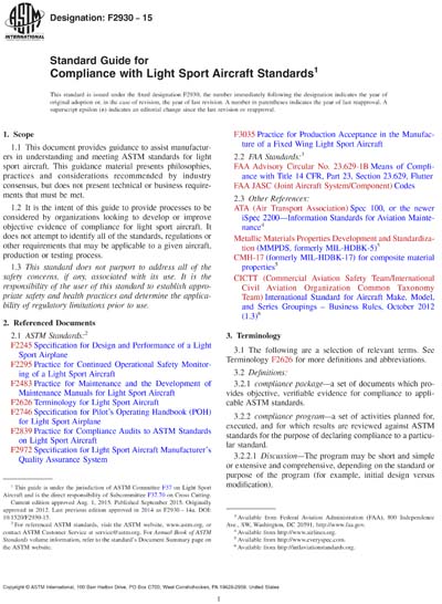Standards PDF Cover Page