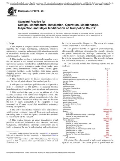Standards PDF Cover Page
