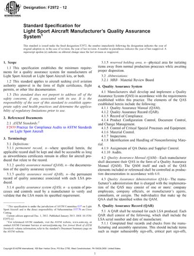 Standards PDF Cover Page