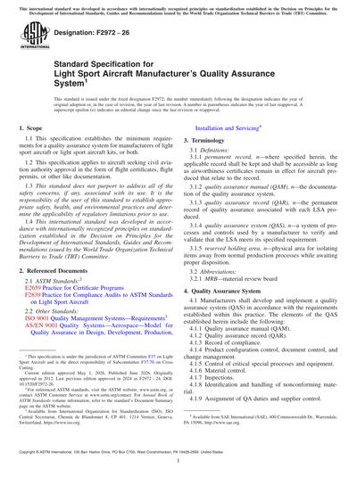 Standards PDF Cover Page