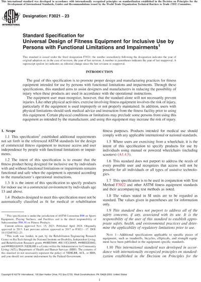 Standards PDF Cover Page