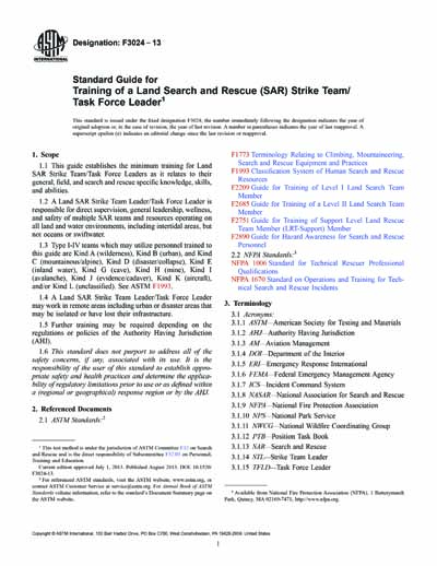 Standards PDF Cover Page