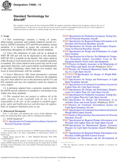 Standards PDF Cover Page
