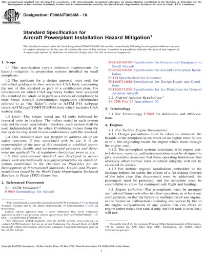 Standards PDF Cover Page