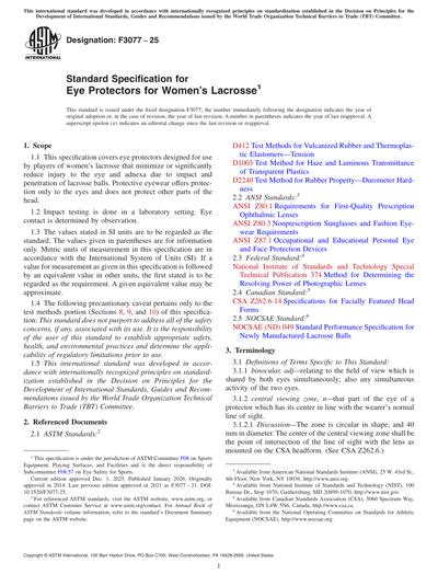 Standards PDF Cover Page