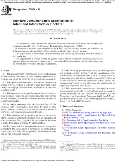 Standards PDF Cover Page