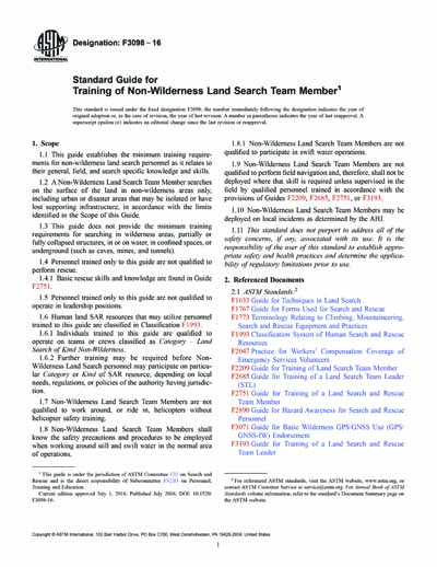Standards PDF Cover Page