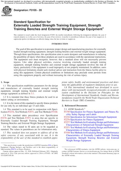 Standards PDF Cover Page