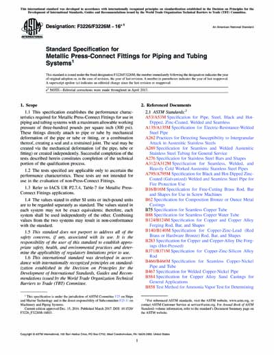 Standards PDF Cover Page