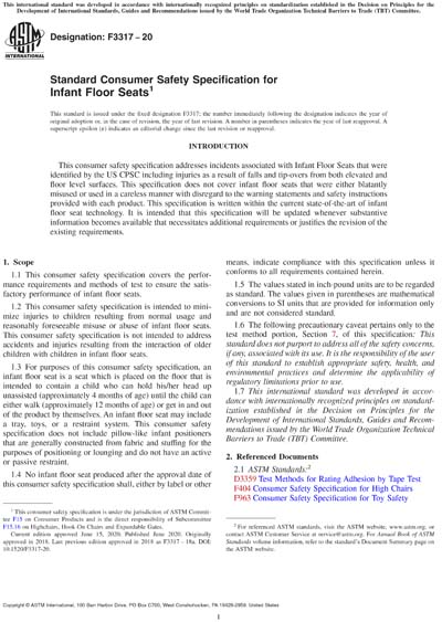 Standards PDF Cover Page