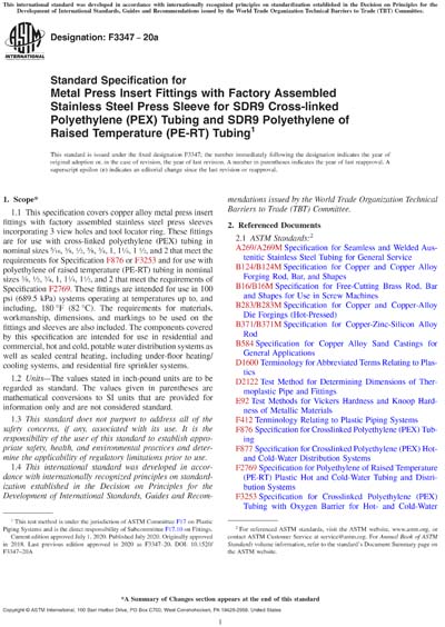 Standards PDF Cover Page