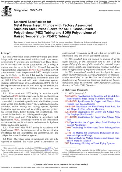 Standards PDF Cover Page