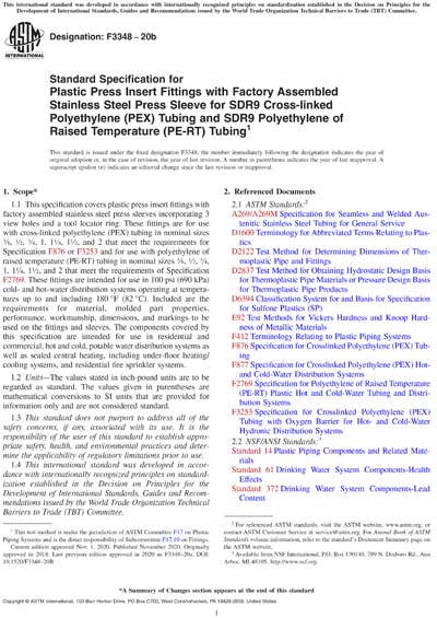 Standards PDF Cover Page