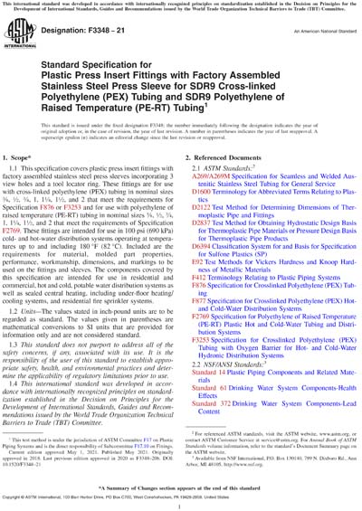 Standards PDF Cover Page