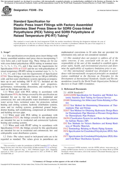 Standards PDF Cover Page