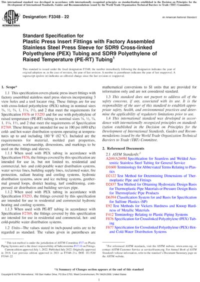 Standards PDF Cover Page