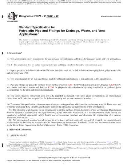 Standards PDF Cover Page
