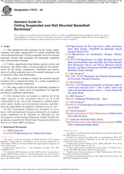Standards PDF Cover Page