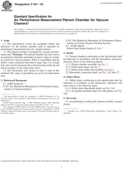 Standards PDF Cover Page