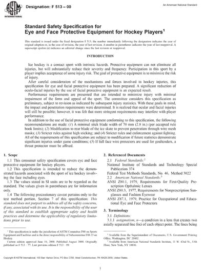 Standards PDF Cover Page