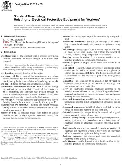 Standards PDF Cover Page