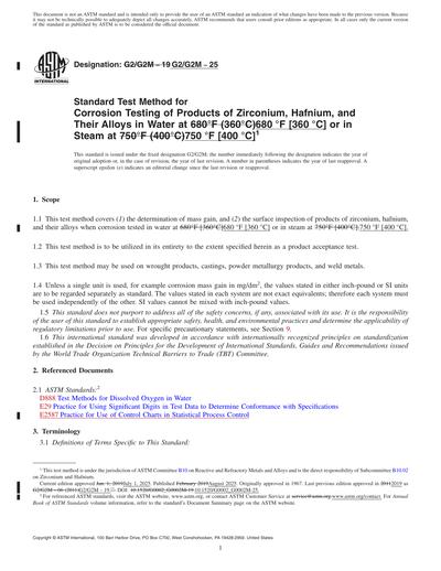G2m Testing ASTM G2/G2M-25 Red - Standard Test Method for Corrosion Testing of ...