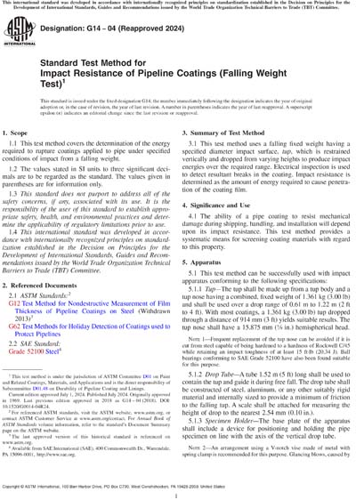 Standards PDF Cover Page