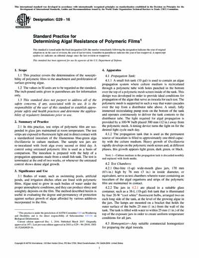 Standards PDF Cover Page