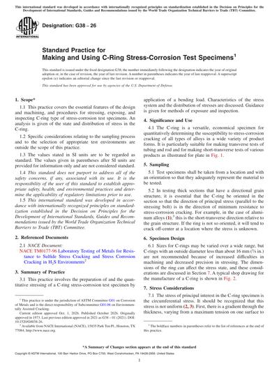 Standards PDF Cover Page