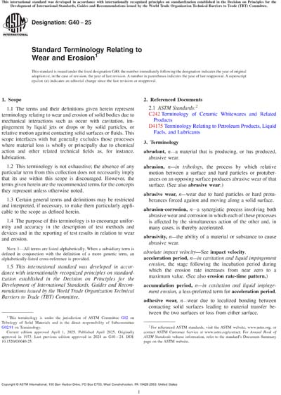 Standards PDF Cover Page