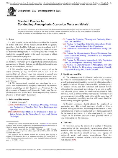 Standards PDF Cover Page