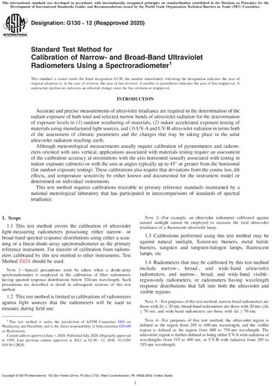 Standards PDF Cover Page