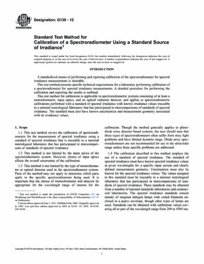 Standards PDF Cover Page