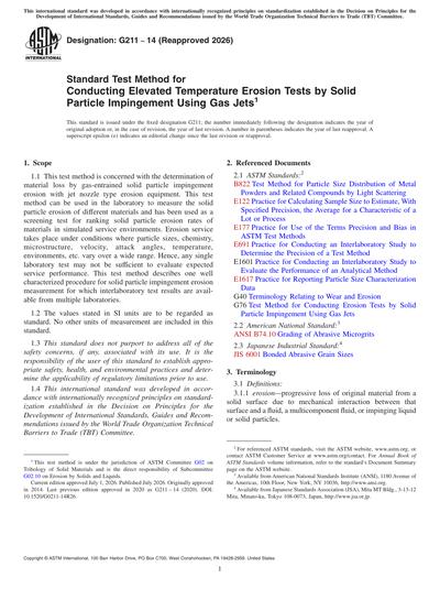 Standards PDF Cover Page